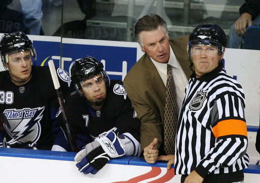 Paul Szczechura, Michel Ouellet, Barry Melrose