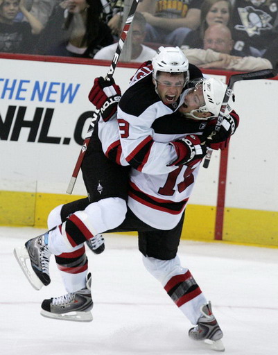 Zach Parise, Travis Zajac