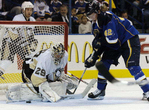 Marc-Andre Fleury, David Backes