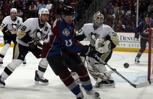 Ryan Whitney, Milan Hejduk, Dany Sabourin