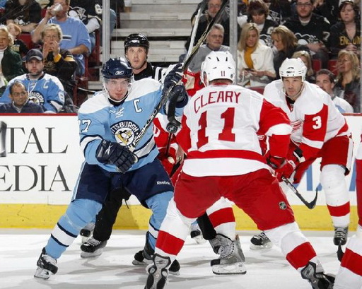 Sidney Crosby, Daniel Cleary, Andreas Lilja