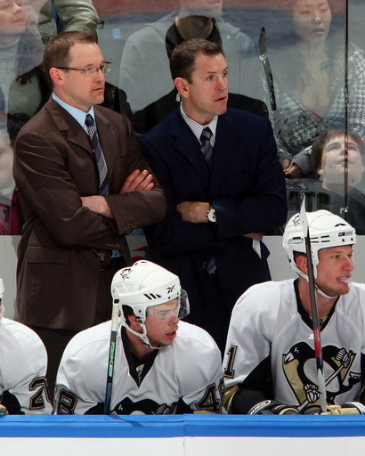 Dan Bylsma, Tony Granato, Tyler Kennedy, Jordan Staal