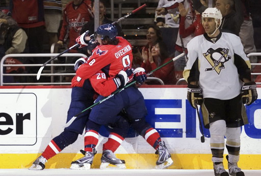 Pascal Dupuis, Alexander Semin, Alexander Ovechkin