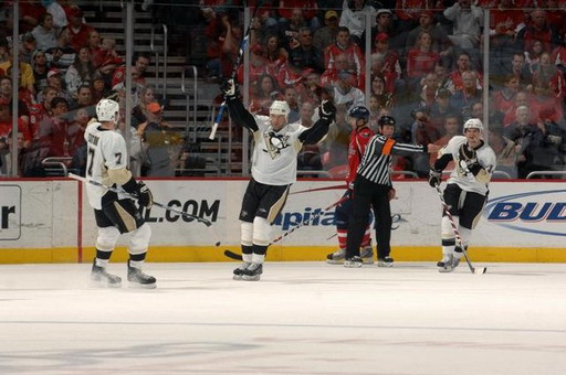 Mark Eaton, Bill Guerin, Chris Kunitz