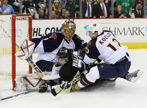 Evgeni Malkin, Vyacheslav Kozlov, Johan Hedberg