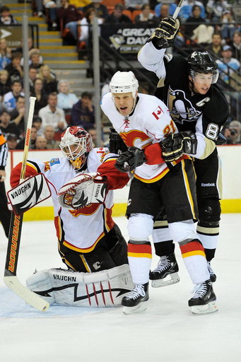 Sidney Crosby, Miikka Kiprusoff, Olli Jokinen