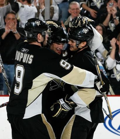 Pascal Dupuis, Sidney Crosby, Chris Kunitz