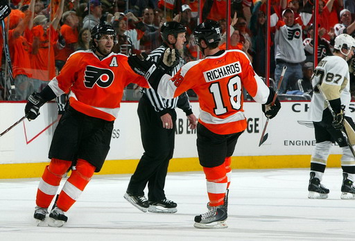 Simon Gagne, Mike Richards