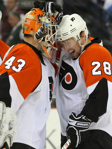 Claude Giroux, Martin Biron