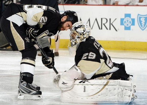 Maxime Talbot, Marc-Andre Fleury