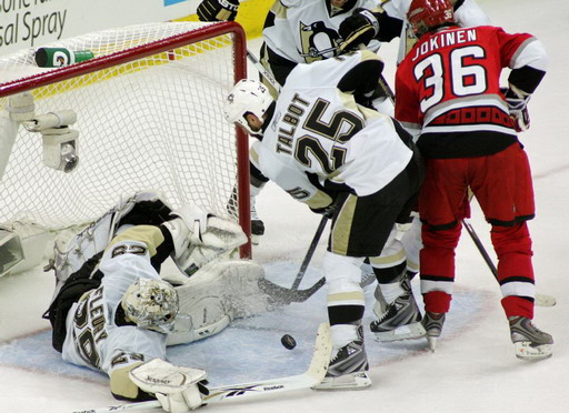 Marc-Andre Fleury, Maxime Talbot, Jussi Jokinen