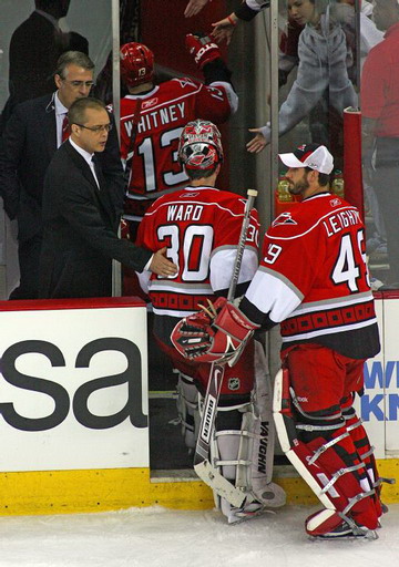 Ray Whitney, Cam Ward, Michael Leighton