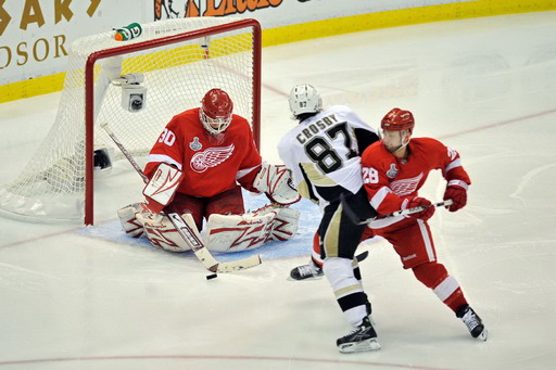 Sidney Crosby, Brian Rafalski, Chris Osgood