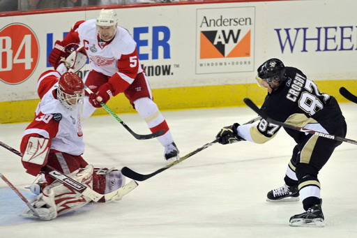 Sidney Crosby, Chris Osgood, Nicklas Lidstrom