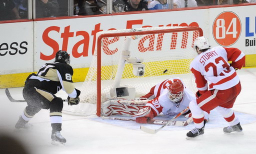 Sidney Crosby, Chris Osgood, Brad Stuart