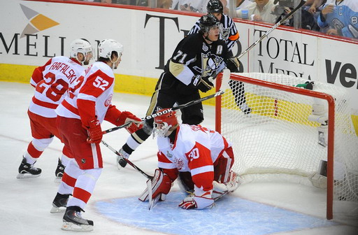 Evgeni Malkin, Chris Osgood, Brian Rafalski, Jonathan Ericsson