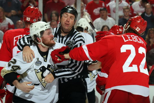 Matt Cooke, Brett Lebda