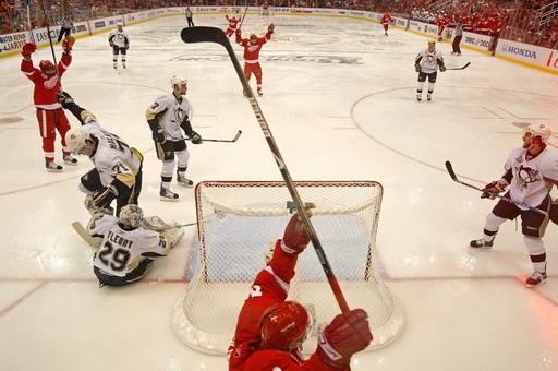 Marc-Andre Fleury, Evgeni Malkin, Mark Eaton