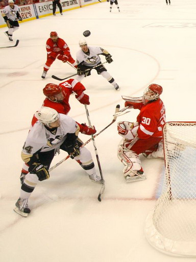 Brian Rafalski, Chris Kunitz, Chris Osgood