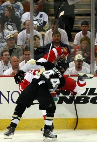 Brooks Orpik, Marián Hossa