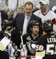 Mark Eaton, Brooks Orpik, Dan Bylsma, Kristopher Letang