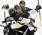 Kristopher Letang, Evgeni Malkin, Sergei Gonchar, Bill Guerin