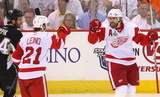 Brooks Orpik, Ville Leino, Henrik Zetterberg