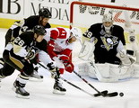 Brooks Orpik, Ruslan Fedotenko, Daniel Cleary, Marc-Andre Fleury