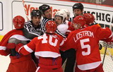 Pavel Datsyuk, Henrik Zetterberg, Nicklas Lidstrom