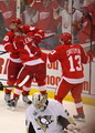 Marc-Andre Fleury, Pavel Datsyuk, Daniel Cleary, Henrik Zetterberg