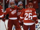 Johan Franzen, Henrik Zetterberg, Jiří Hudler