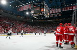 Jiří Hudler, Henrik Zetterberg, Joe Louis Arena