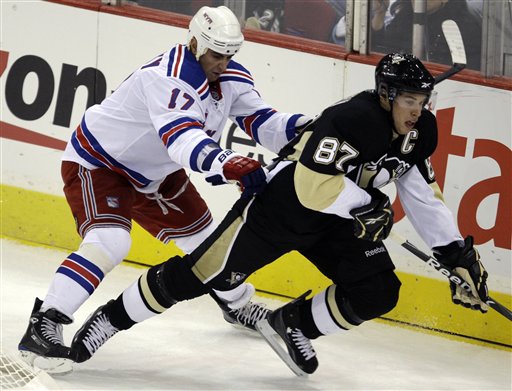 Brandon Dubinsky, Sidney Crosby