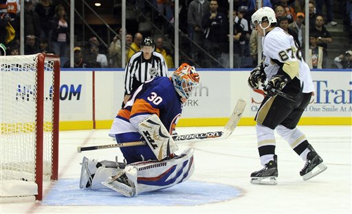 Sidney Crosby, Dwayne Roloson