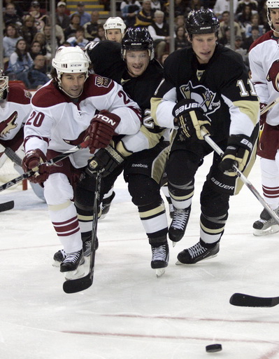 Robert Lang, Matt Cooke, Jordan Staal