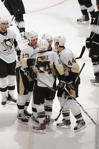 Bill Guerin, Chris Kunitz, Brooks Orpik