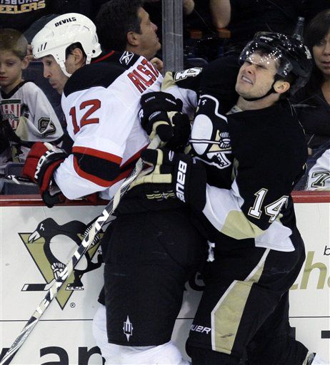 Chris Kunitz, Brian Rolston