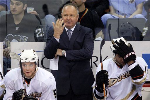 Randy Carlyle, Ducks' Bobby Ryan, Ryan Whitney