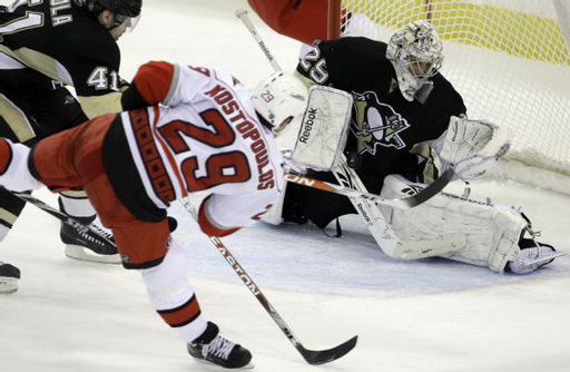 Marc-Andre Fleury, Tom Kostopoulos