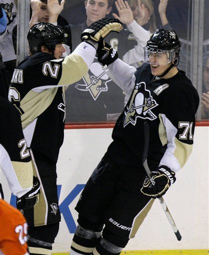 Ruslan Fedotenko, Evgeni Malkin