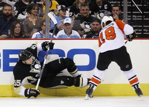 Mike Richards, Sergei Gonchar