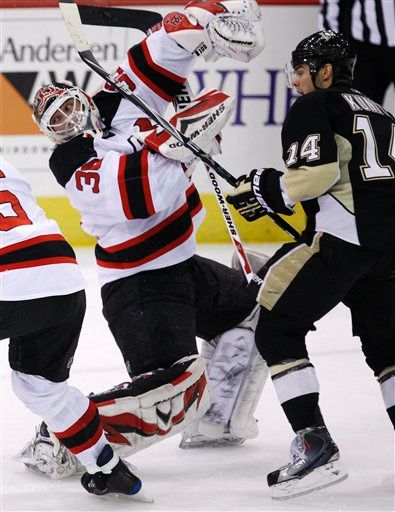 Chris Kunitz, Martin Brodeur