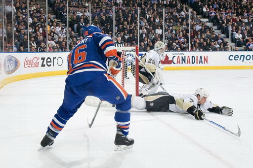 Ryan Potulny, Mark Eaton, Marc-Andre Fleury