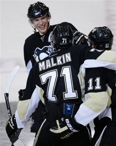 Evgeni Malkin, Sidney Crosby, Jordan Staal