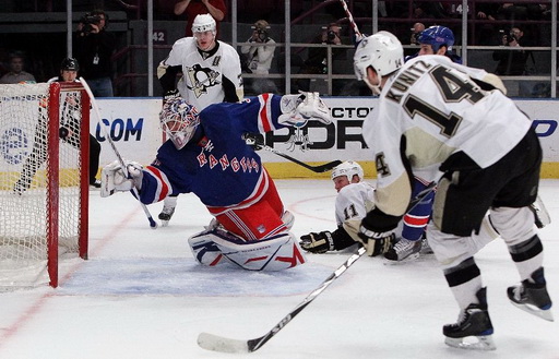 Henrik Lundqvist, Jordan Staal, Chris Kunitz