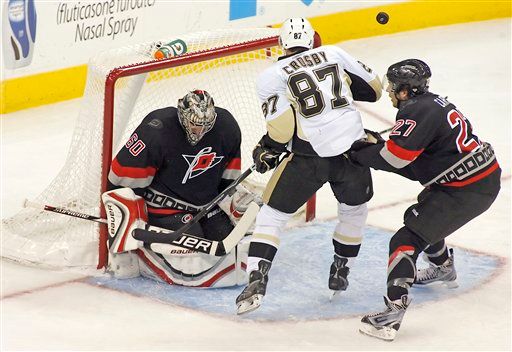 Sidney Crosby, Justin Peters, Brett Carson