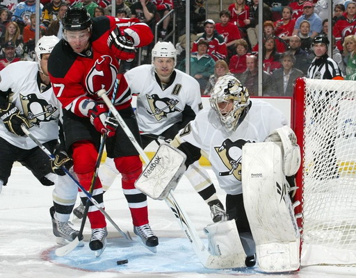Mark Eaton, Ilya Kovalchuk, Sergei Gonchar, Marc-Andre Fleury