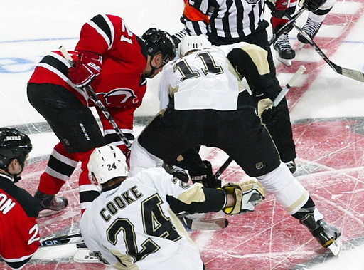 Jordan Staal, Rob Niedermayer, Matt Cooke