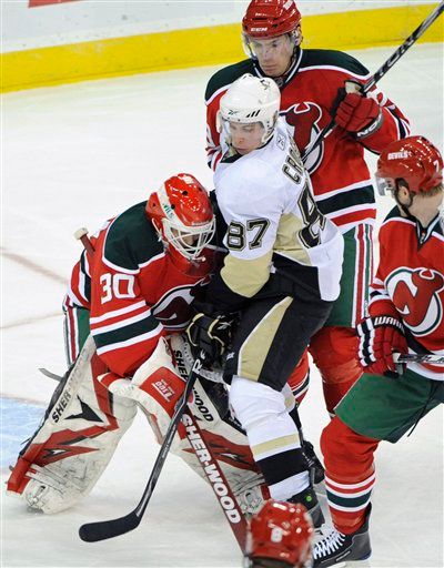 Sidney Crosby, Martin Brodeur, Martin Škoula