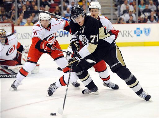 Evgeni Malkin, Zach Boychuk, Brian Pothier